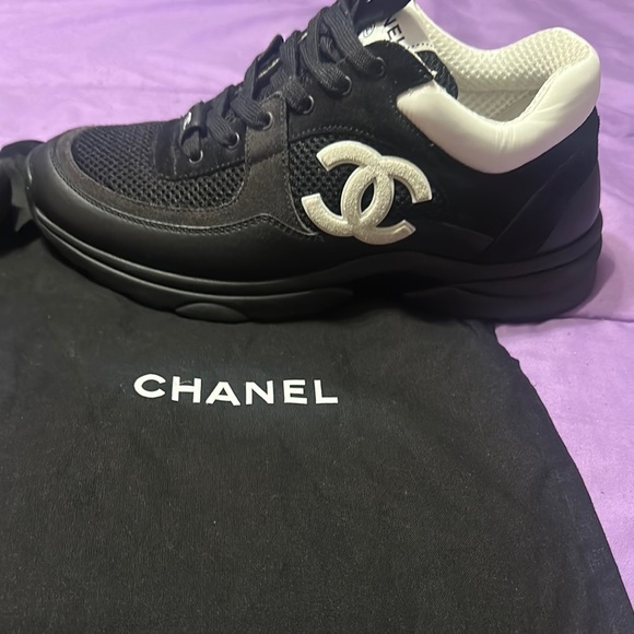 CHANEL Shoes - Chanel Black and White Women’s Sneakers